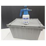 Scissor Lid Tote & Pump Sprayer