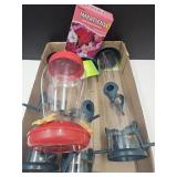 Humming Bird Feeders W Flower Seeds