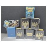 6 Boxes Dragon Shield Card Sleeves & 1 Deck Shell