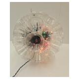 MCM Large Lighted Christmas Ball 14" H