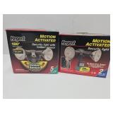 2 Security Lights: Motion Activated