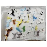 Lot Occupied Japan Art Glass Dogs-2 Broken