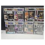 8 Funko Pops