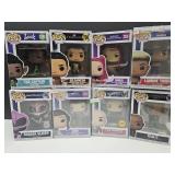 8 Funko Pops