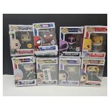 8 Funko Pops