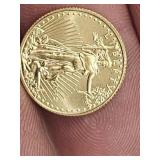 1/10 Ounce Gold $5 Dollar Coin