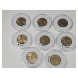 8 - 2000 D Sacagewa 1 Dollar Coins