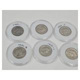 6 - 1980 Susan B. Anthony 1 Dollar Coins