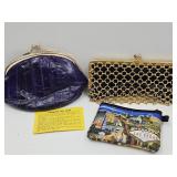 Genuine EEL Skin 6.5" Change Purse, Vegas Coin+