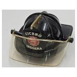 CICERO INDIANA Firemans Helmet Alarm Bank  See SZ