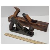 T.W. Browse 16" &  Unmarked Carpenters Wood Plane