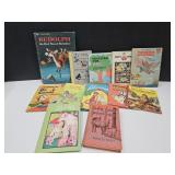VTG Kids Books Rudolph, Davy Crockett ++