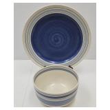 Pfaltzgraff Platter 16" W & Bowl 9" W X 5.5 " T