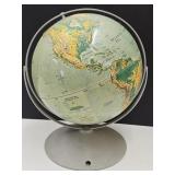 Vintage NYSTORM Embossed Table Top Globe 16"