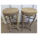 2 Nice Bar Stools  16" w x 31" high