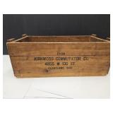 VTG Industrial Wood Shipping Crate 22.5 x11x9