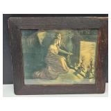 VTG "Kindling Love" Alfred Dewey 1908 17.5 x14.5h