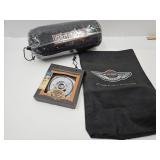 Harley Davidson Anniversary Insert, Throw, & Canva