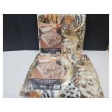 2 NIP Print Blankets fits full & Twin