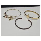 Bracelet Lot, One Stainless, One Copper +