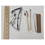 5.5" Bow W Hand Made Arrows & Quiver