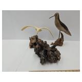 Sandpiper Bird, Driftwoods + See One Wing