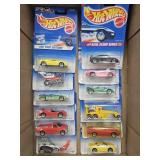 12 NIP Hot Wheels Toy Cars: Steel Stamp Series +