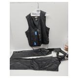 American Riders Chaps &  Harley  Vest  SZ LG See P