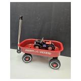 12" Radion Flyer Wagon & Pedal Car 6.5 " L