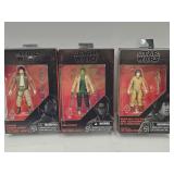 NIB 3 STAR WARS Action Figures 4" with Weapons
