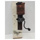 Antique  Cast Iron & Tin  Coffee Grinder