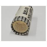 $25 UNC Sacagawea Dollar Gold Tone Coins