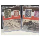 Germany WWII Stamps & Coin Set