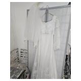 Wedding Dress & Veil in Ball Stores Bag