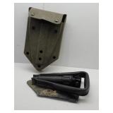 Portable Folding Shovel in Plastic Case