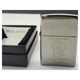 New Sealed Zippo God Created Man Lighter