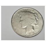1923 D Silver Peace Dollar Coin