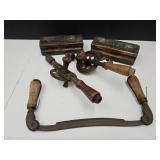 Antique Draw Knife, Letterpress Proof Planer & Drs