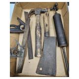 VTG  Butcher Meat Cleaver, T Handle Grease PumP+