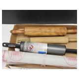 Vintage & Newer Rolling Pins & Mat