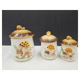 MCM Mushroom Canisters  up to 8.5" h