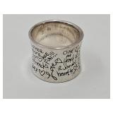 925 Sterling Ring "SISTERS" SZ  6 1/4