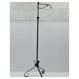 Wrought Iron Hanging Display Stand 49"H