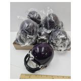 9 Football Helmets see size
