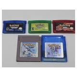 5 GameBoy Pokemon Games (Japan)