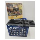 Sealed Gen Store Puzzle & IBM Keyboard in Blue Cra