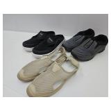 3 Pair Slipon Shoes Sizes 43, 44