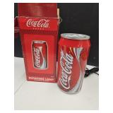 Coca Cola Rotating Lamp 10" h