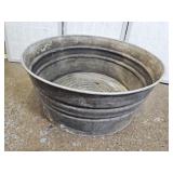 Galvanized Wash Tub 24" W