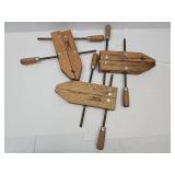 3 Parallel  Wood Clamps Bickle See Size